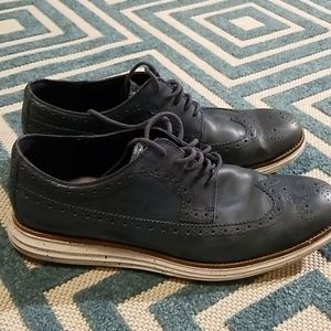 Leather wingtip Cole Haan dress shoes